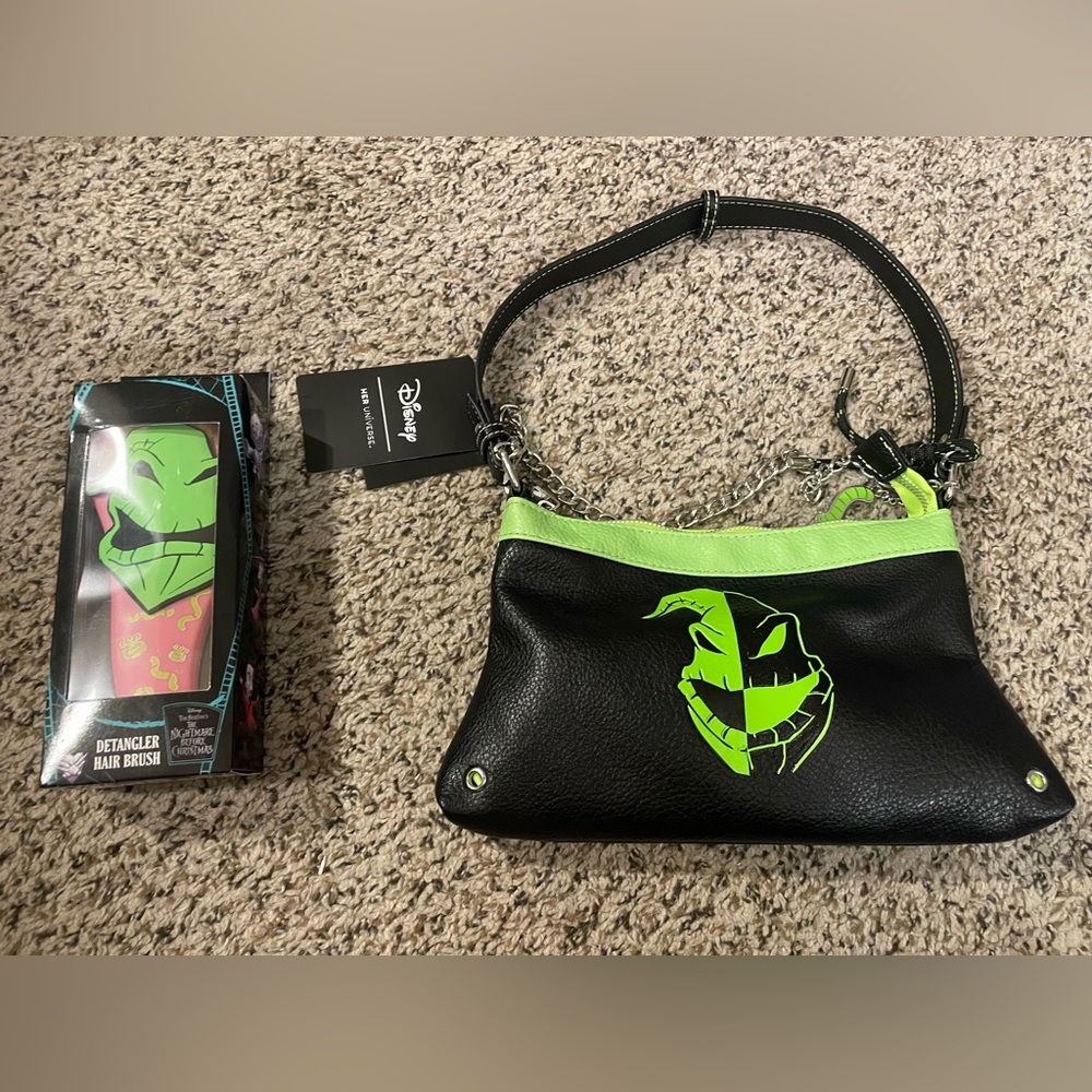 Nightmare Before Christmas Oogie Boogie Shoulder bag & brush bundle